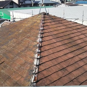 屋根の葺き替え工事(一般住宅）
